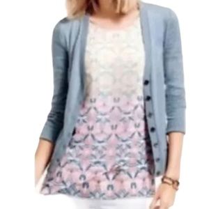 CAbi Pastel Print "Mosaic" Print Sleeveless Tank Top #250 Small
